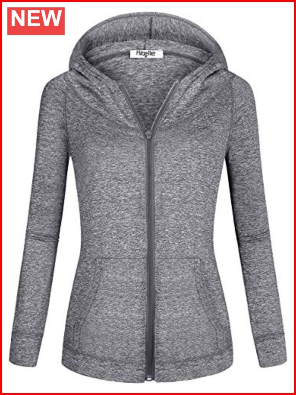Fleece Lined Full Zip Hoodie Sweatshirt with Pockets Loose Fit